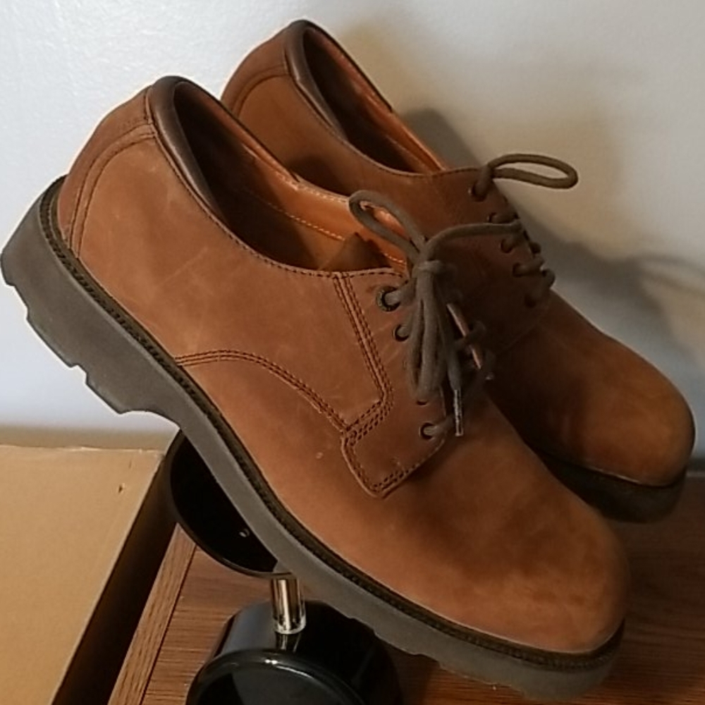 [ROCKPORT] Waterproof Durable Suede Oxford Shoes